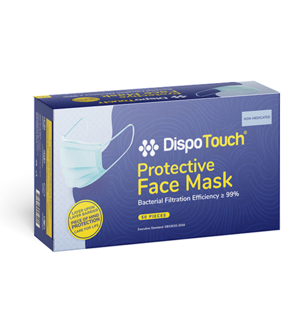 Protective Face Masks 50 Pcs Box